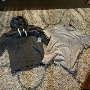 Medium hoodie XL polo shirt